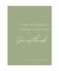 OLIVE GUESTBOOK SIGN