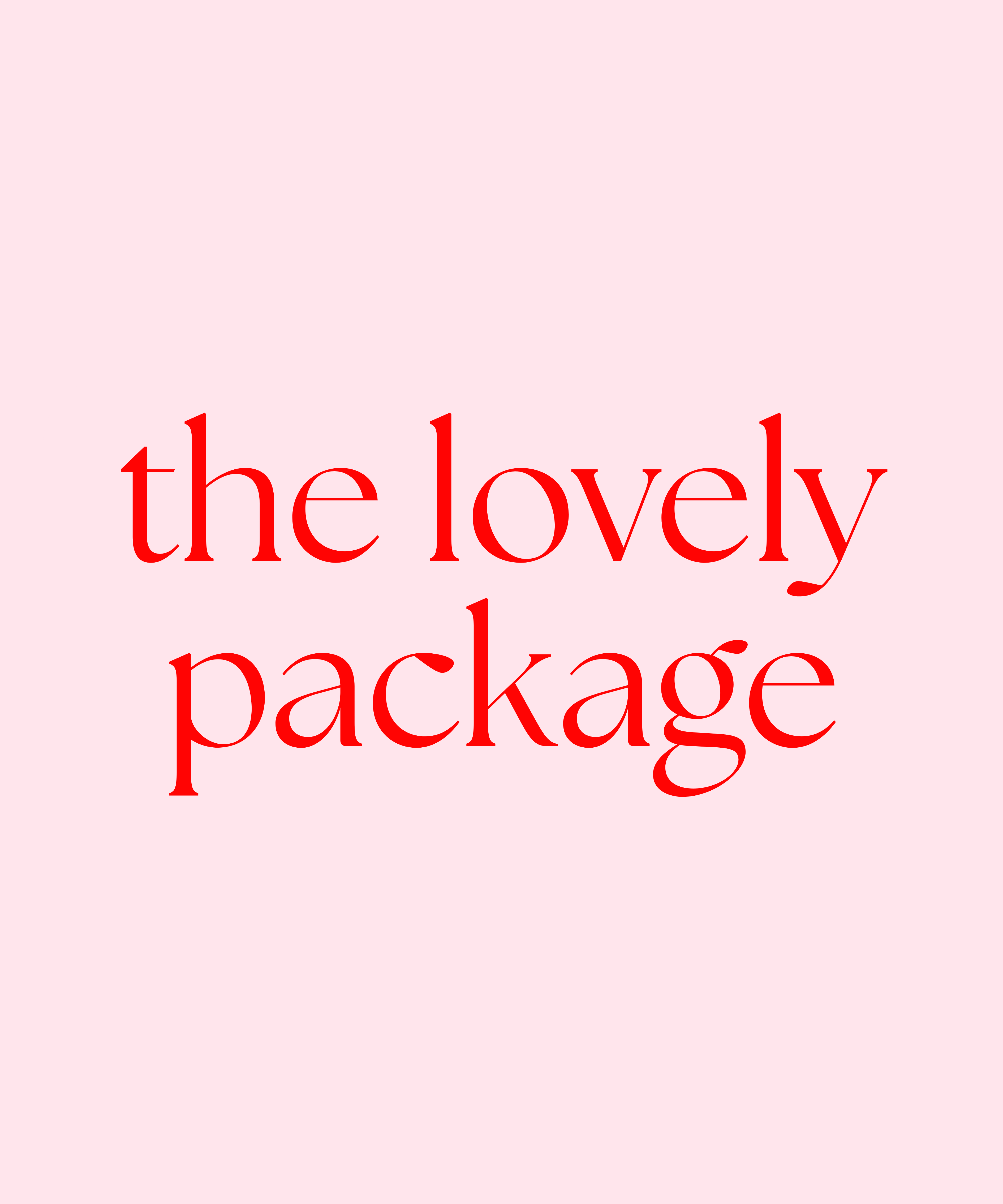 THE LOVELY PACKAGE