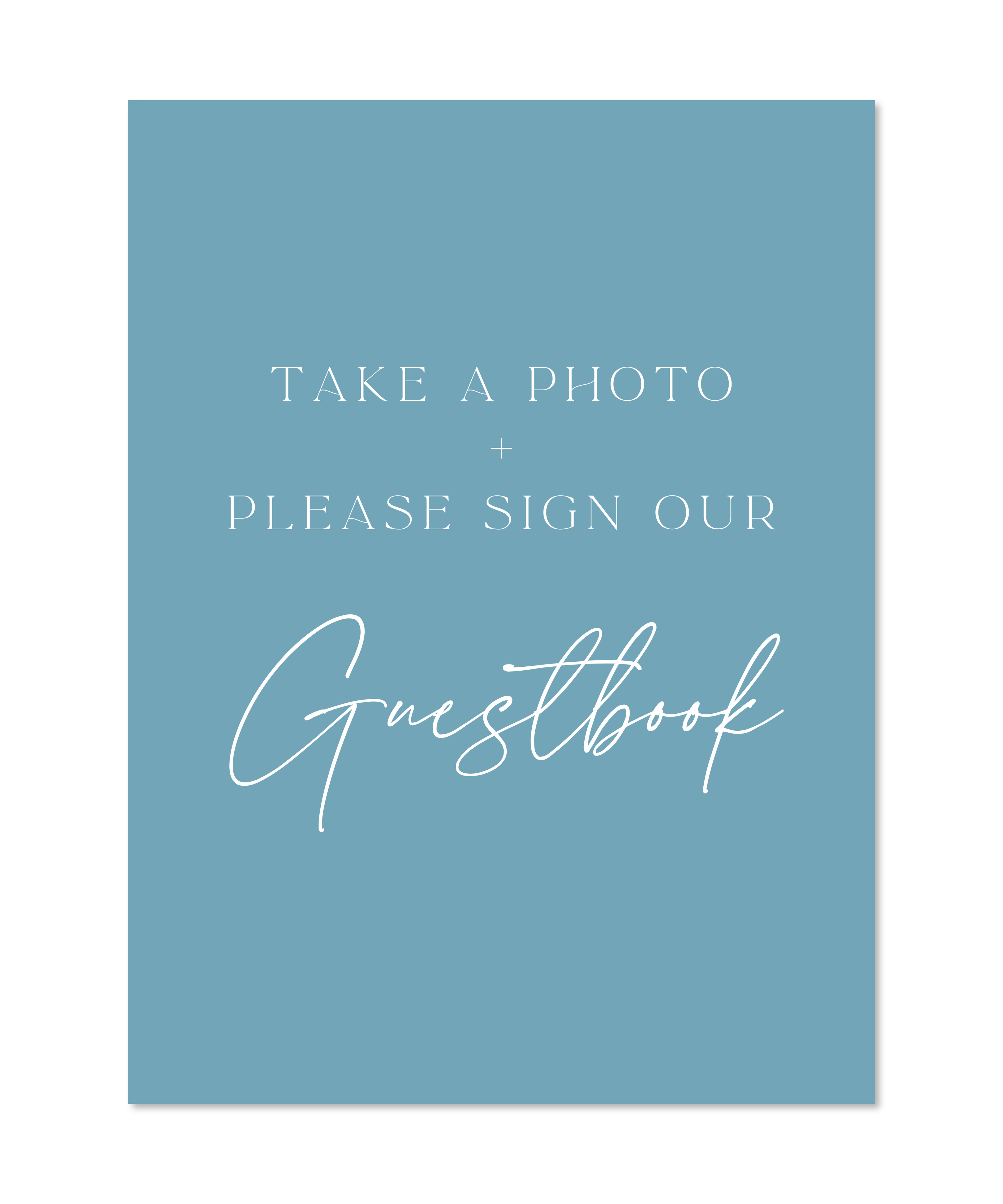 COASTAL GUESTBOOK SIGNAGE
