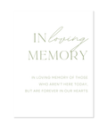 OLIVE IN LOVING MEMORY