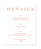 TERRA INVITATIONS