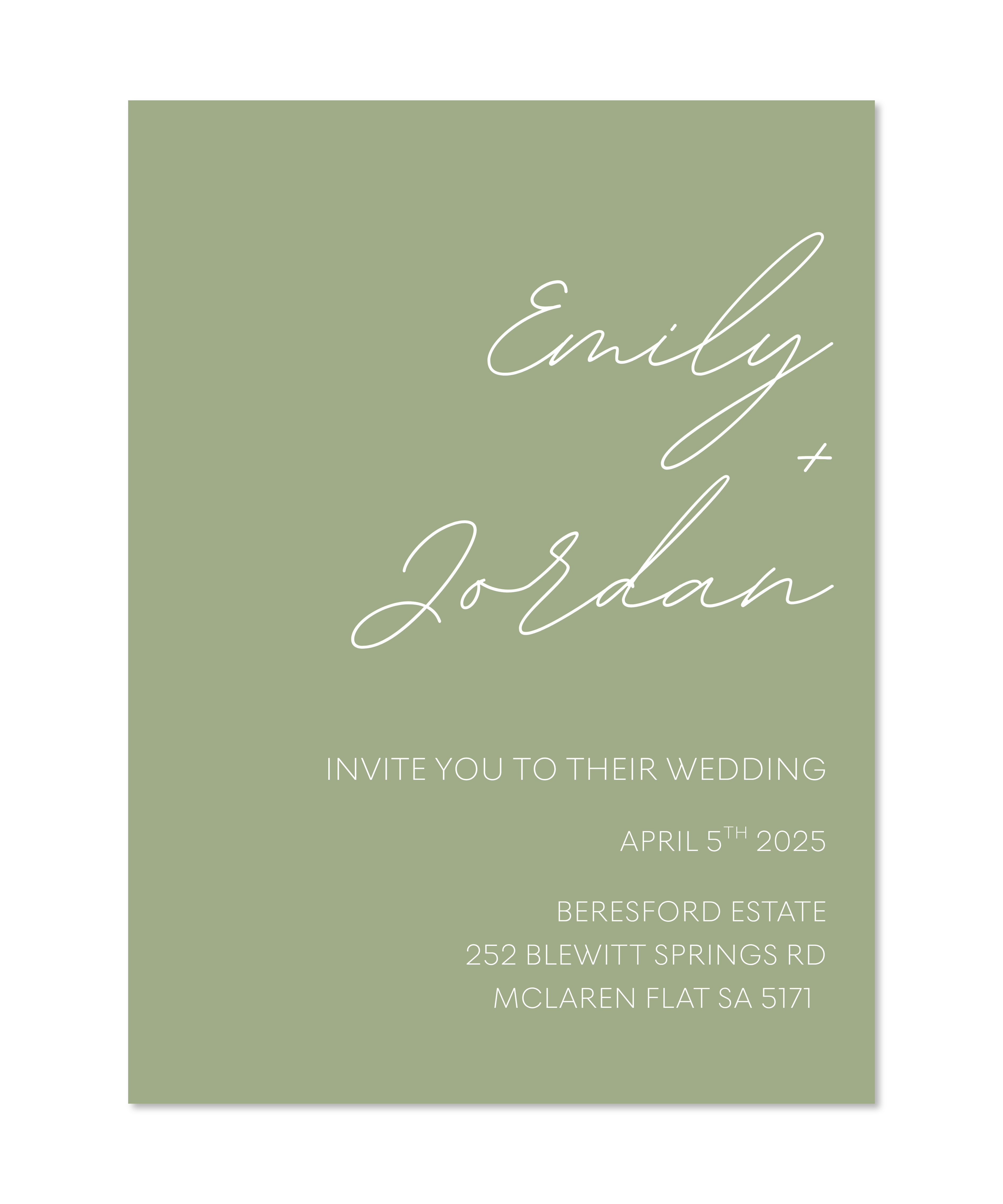 OLIVE INVITATIONS