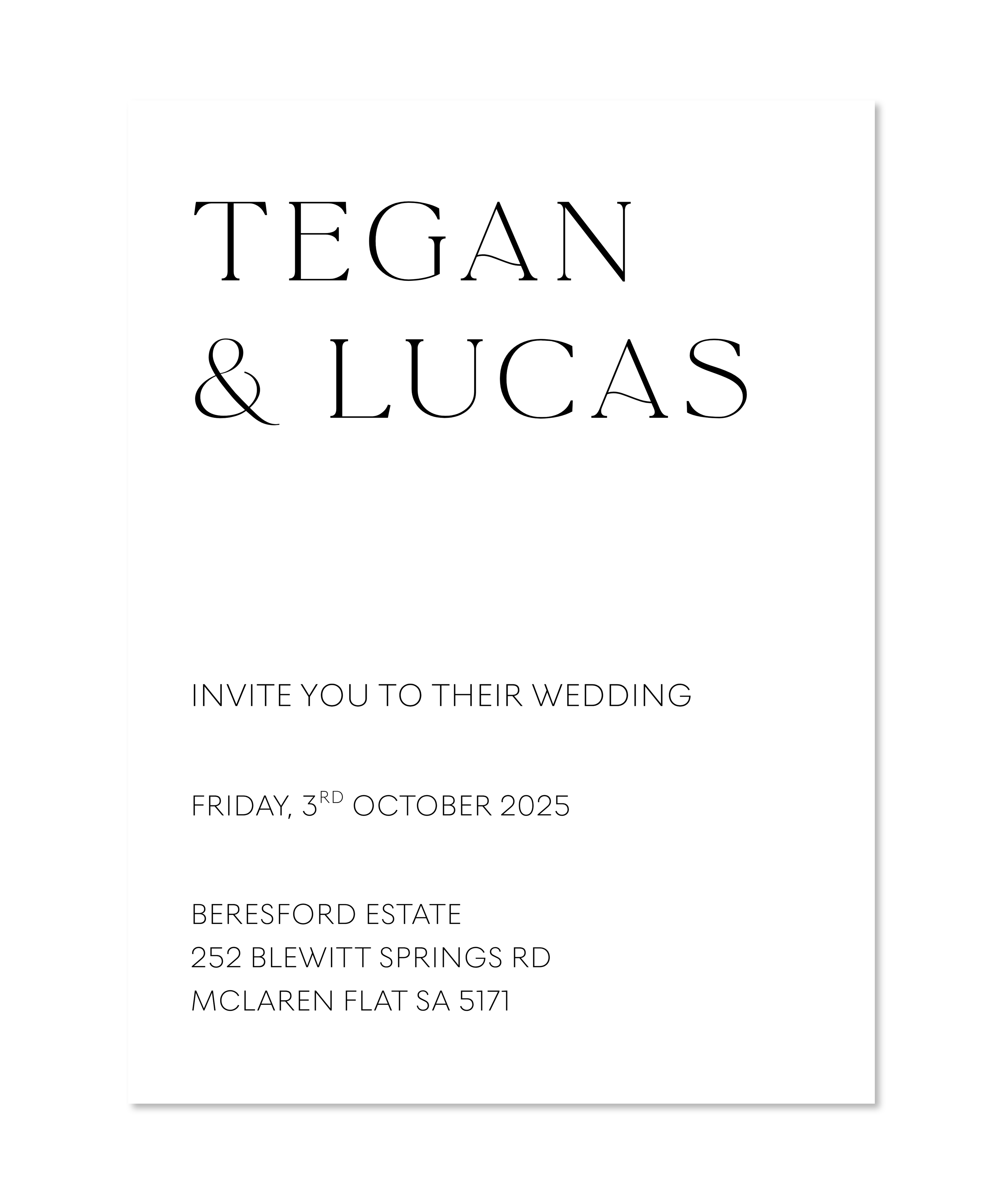 LUXE INVITATIONS