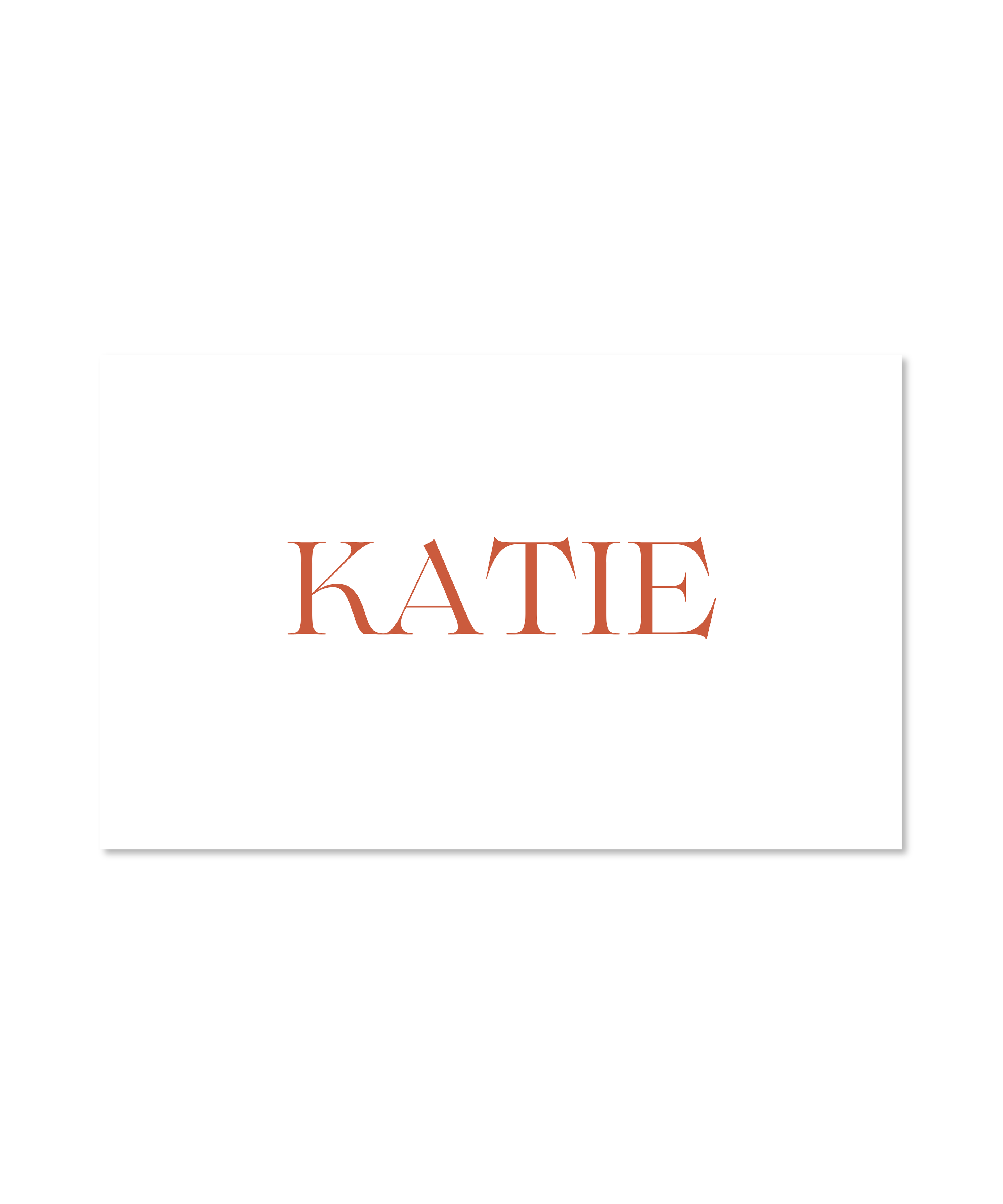 TERRA PLACECARDS