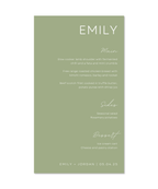 OLIVE MENUS