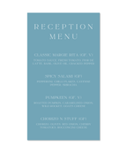 COASTAL MENUS