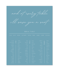 COASTAL SEATING CHART
