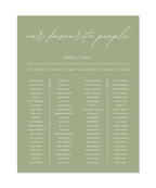 THE OLIVE WELCOME + SEATING DUO