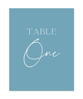 COASTAL TABLE NUMBERS