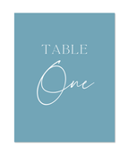 COASTAL TABLE NUMBERS