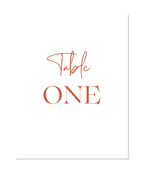 TERRA TABLE NUMBERS