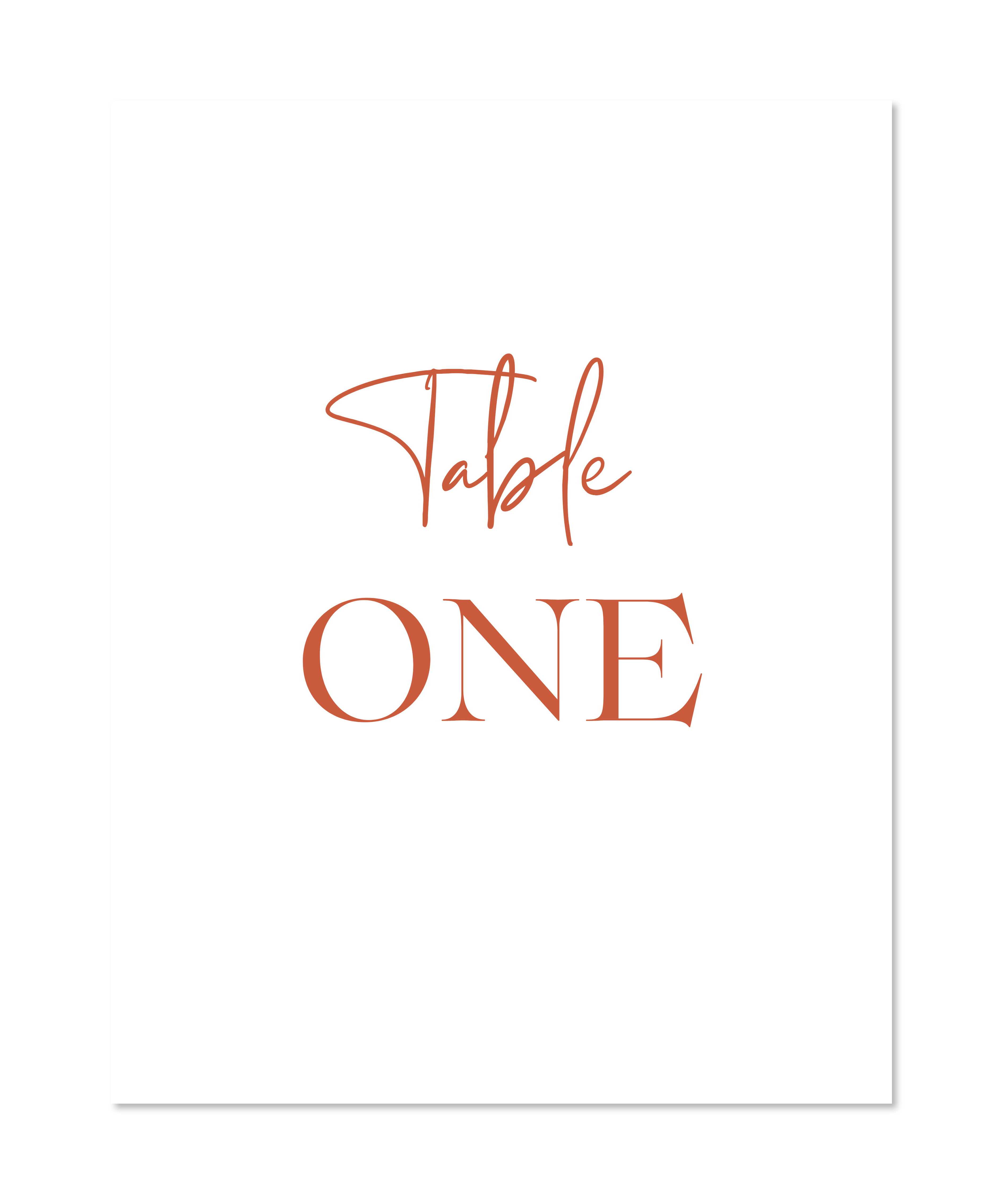 TERRA TABLE NUMBERS