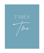 COASTAL TABLE NUMBERS