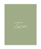 OLIVE TABLE NUMBERS