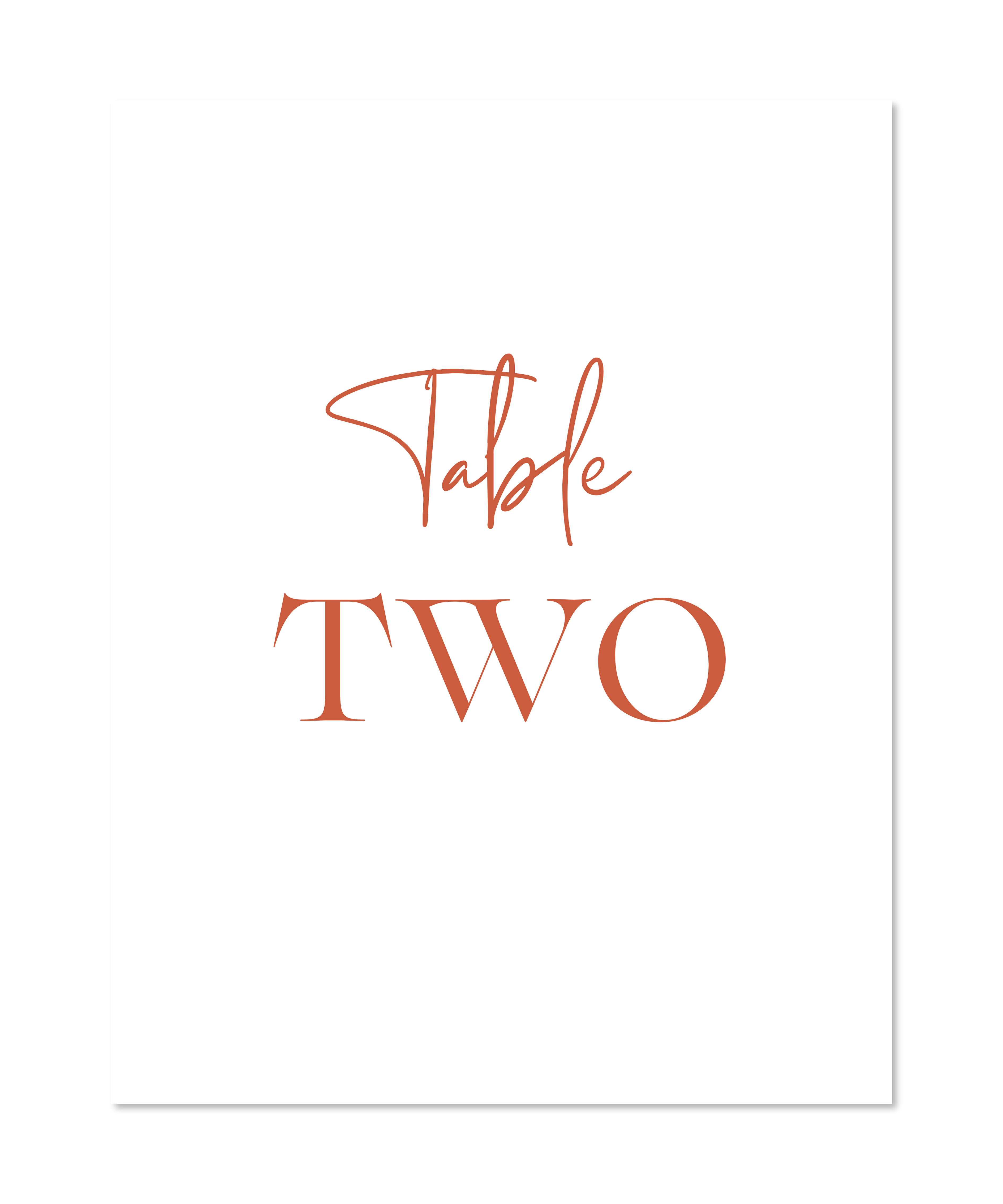 TERRA TABLE NUMBERS