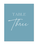 COASTAL TABLE NUMBERS