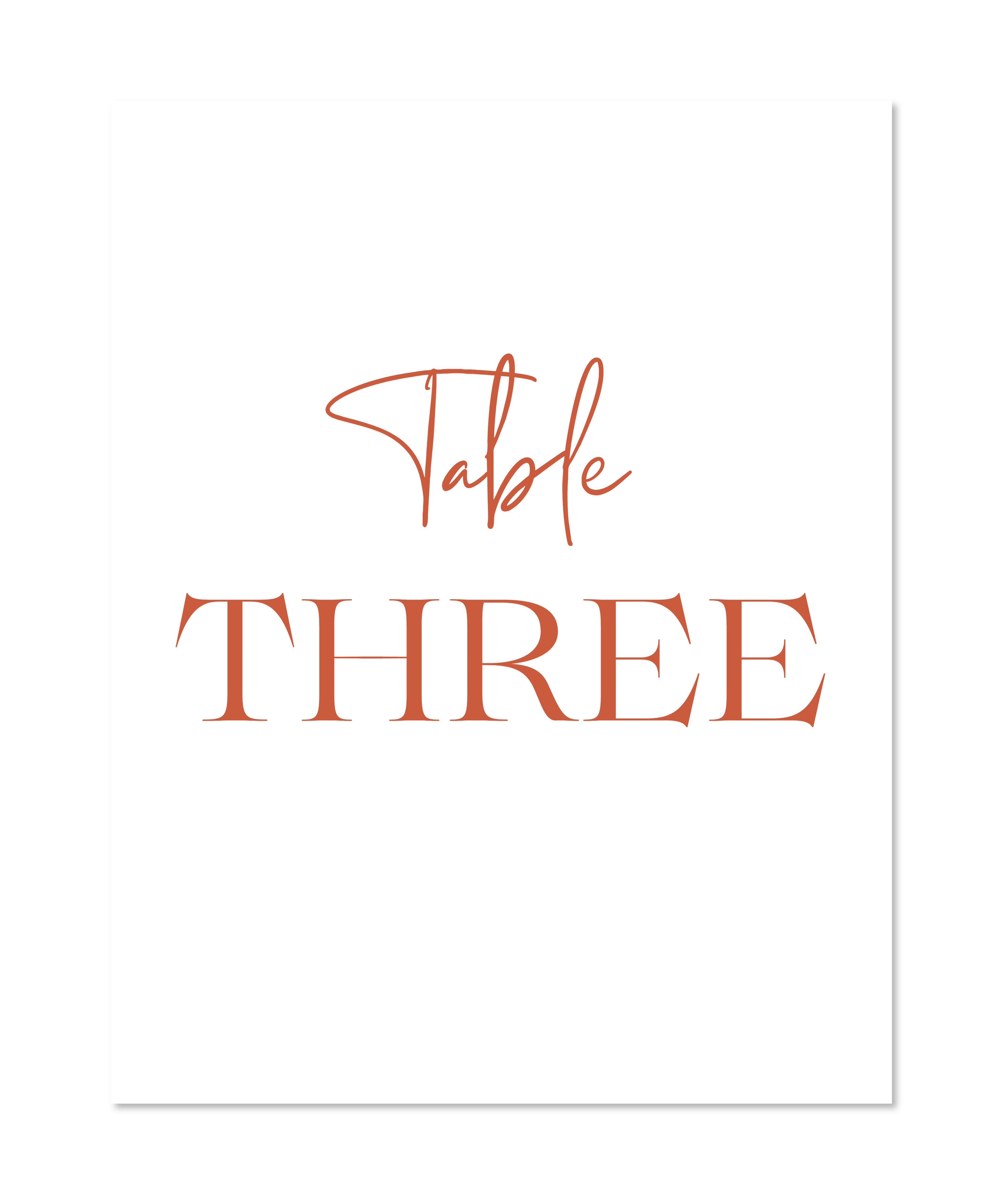 TERRA TABLE NUMBERS