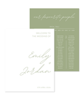 THE OLIVE WELCOME + SEATING DUO