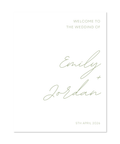 OLIVE WELCOME SIGN